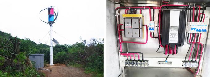 Vento e controlador híbrido solar 1000W 48V